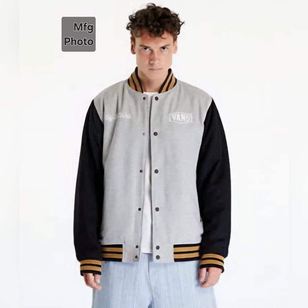 Vans Checkerboard Research Varsity Jacket, Mens Large - Picture 2 of 11